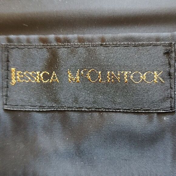 Jessica McClintock Black Jeweled Evening Shoulder Bag - Picture 3 of 10